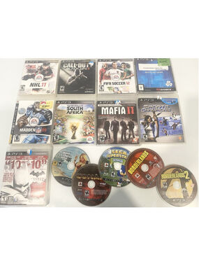 Lot of 14 Sony PS3 Games GTA V Black Ops II Mafia II Borderlands Batman Untested